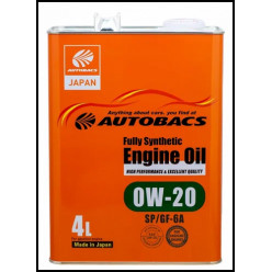 Масло моторное AUTOBACS ENGINE OIL FS 0W20 SP/GF-6A (4л)