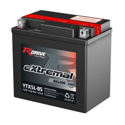 RDrive extremal SILVER 12V 4.6Ah (YTX5L-BS) AGM