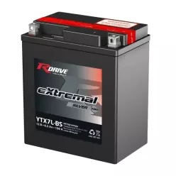 RDrive extremal SILVER 12V 6Ah (YTX7L-BS) AGM