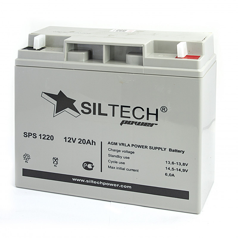 Силтек. Аккумулятор Siltech 12в sps1212.