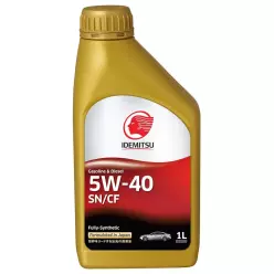 Масло моторное IDEMITSU FULLY-SYNTHETIC 5W40 SN/CF 1L